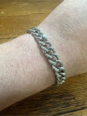 CZ Curb Chain Bracelet